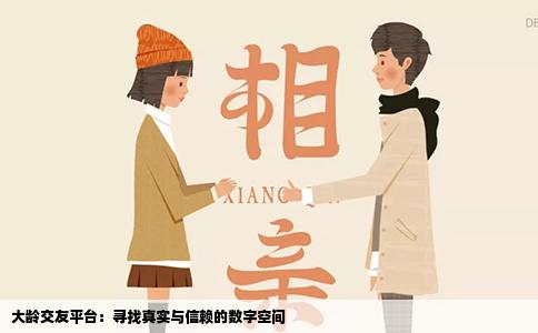 大龄交友平台：寻找真实与信赖的数字空间