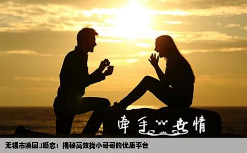 无锡市滇圆囍婚恋：揭秘高效找小哥哥的优质平台